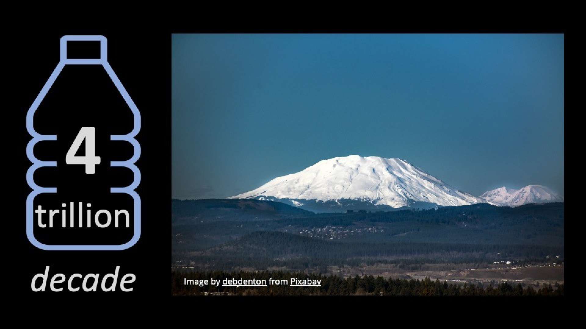 Water bottles mt st helens - reduce waste