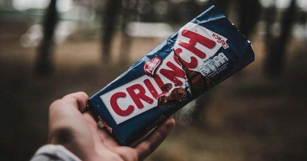 Nestle Crunch candy bar.